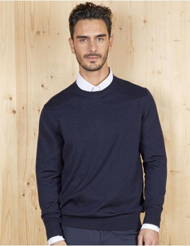 NEO-04037-Mens Round-Neck Sweater Stuart